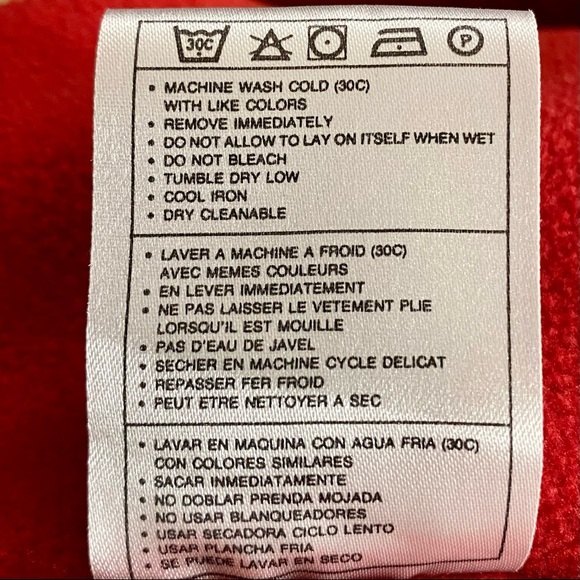 Nike Fleece-Lined Nylon Jacket Men’s Size XL Red Black - Picture 9 of 10